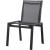 Nizuc Outdoor Patio Mesh Waterproof Fabric Dining Side Chair with Dark Grey Aluminum Frame