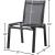 Nizuc Outdoor Patio Mesh Waterproof Fabric Dining Side Chair with Aluminum Frame