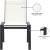 Nizuc Outdoor Patio Mesh Waterproof Fabric Dining Side Chair with Aluminum Frame