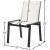 Nizuc Outdoor Patio Mesh Waterproof Fabric Dining Side Chair with Aluminum Frame