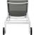 Nizuc Outdoor Patio Adjustable Sun Chaise Lounge Chair with Aluminum Frame