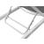 Nizuc Outdoor Patio Adjustable Sun Chaise Lounge Chair with Aluminum Frame
