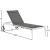Nizuc Outdoor Patio Adjustable Sun Chaise Lounge Chair with Aluminum Frame