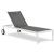 Nizuc Outdoor Patio Adjustable Sun Chaise Lounge Chair with Aluminum Frame