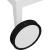 Nizuc Outdoor Patio Adjustable Sun Chaise Lounge Chair with White Aluminum Frame