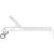 Nizuc Outdoor Patio Adjustable Sun Chaise Lounge Chair with Aluminum Frame