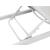 Nizuc Outdoor Patio Adjustable Sun Chaise Lounge Chair with White Aluminum Frame