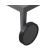 Nizuc Outdoor Patio Adjustable Sun Chaise Lounge Chair with Dark Grey Aluminum Frame