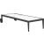Nizuc Outdoor Patio Adjustable Sun Chaise Lounge Chair with Dark Grey Aluminum Frame