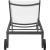 Nizuc Outdoor Patio Adjustable Sun Chaise Lounge Chair with Dark Grey Aluminum Frame