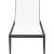 Nizuc Outdoor Patio Adjustable Sun Chaise Lounge Chair with Dark Grey Aluminum Frame