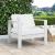 Nizuc Outdoor Patio Waterproof Fabric Modular Arm Chair with Aluminum Frame