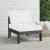 Nizuc Outdoor Patio Waterproof Fabric Modular Armless Chair with Aluminum Frame