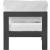 Nizuc Outdoor Patio Waterproof Fabric Modular Armless Chair with Aluminum Frame
