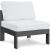 Nizuc Outdoor Patio Waterproof Fabric Modular Armless Chair with Aluminum Frame