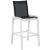 Nizuc Outdoor Patio Mesh Barstool with White Aluminum Frame