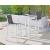 Nizuc Outdoor Patio Mesh Barstool with Aluminum Frame