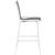 Nizuc Outdoor Patio Mesh Barstool with Aluminum Frame