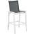 Nizuc Outdoor Patio Mesh Barstool with Aluminum Frame