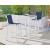 Nizuc Outdoor Patio Mesh Barstool with Aluminum Frame