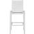 Nizuc Outdoor Patio Mesh Barstool with Aluminum Frame