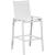 Nizuc Outdoor Patio Mesh Barstool with Aluminum Frame