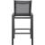 Nizuc Outdoor Patio Mesh Barstool with Aluminum Frame
