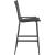 Nizuc Outdoor Patio Mesh Barstool with Aluminum Frame