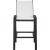 Nizuc Outdoor Patio Mesh Barstool with Dark Grey Aluminum Frame