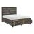 Lenior Melamine/Wood Storage Platform Bedroom Set