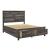 Lenior Melamine/Wood California King Storage Platform Bed