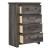 Lenior Melamine/Wood 4-Drawer Chest