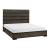 Acworth Wood/Wood Veneer Eastern King Panel Bed with LED Lighting