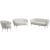 Gardenia Velvet Loveseat