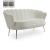 Gardenia Velvet Loveseat