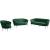 Gardenia Velvet Loveseat