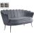 Gardenia Velvet Loveseat