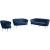 Gardenia Velvet Loveseat