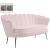 Gardenia Velvet Loveseat