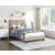 Newberry Velvet Twin Platform Bed