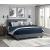 Newberry Velvet Queen Platform Bed