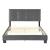 Newberry Velvet Queen Platform Bed