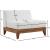 Rio Outdoor Patio Waterproof Fabric Modular Armless Chair