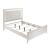 Asteria Chenille/Wood Panel Bedroom Set with LED Lighting