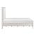 Asteria Chenille/Wood California King Panel Bed with LED Lighting