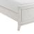 Asteria Chenille/Wood Panel Bed with LED Lighting