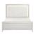 Asteria Chenille/Wood Panel Bedroom Set with LED Lighting