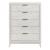 Asteria Chenille/Wood Panel Bedroom Set with LED Lighting