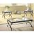 Claro Glass Occasional Table Set (Coffee Table + 2 End Tables)