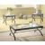 Claro Glass Occasional Table Set (Coffee Table + 2 End Tables)